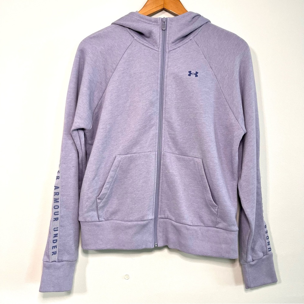 Under Armour Women's Lilac Loose Full-Zip Hoodie Size Medium